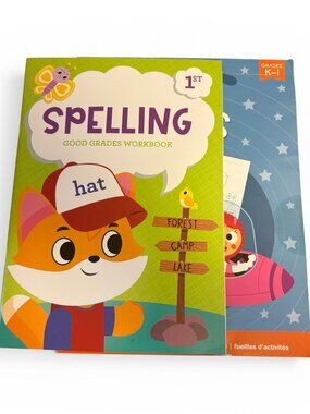 Children's Grade 1 Good Grades Educational Workbooks & Sheets Lot (SKU: 317MI)